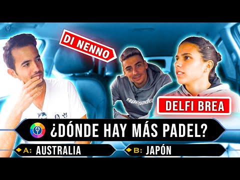 ¿CUÁNTO SABE de PADEL DELFI BREA? DI NENNO LE AYUDA *PADEL TRIVIAL WORLD PADEL TOUR* - el4Set