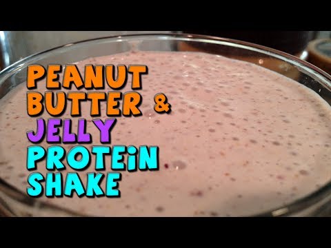 Peanut Butter & Jelly Protein Shake | Healthy PB&J Smoothie