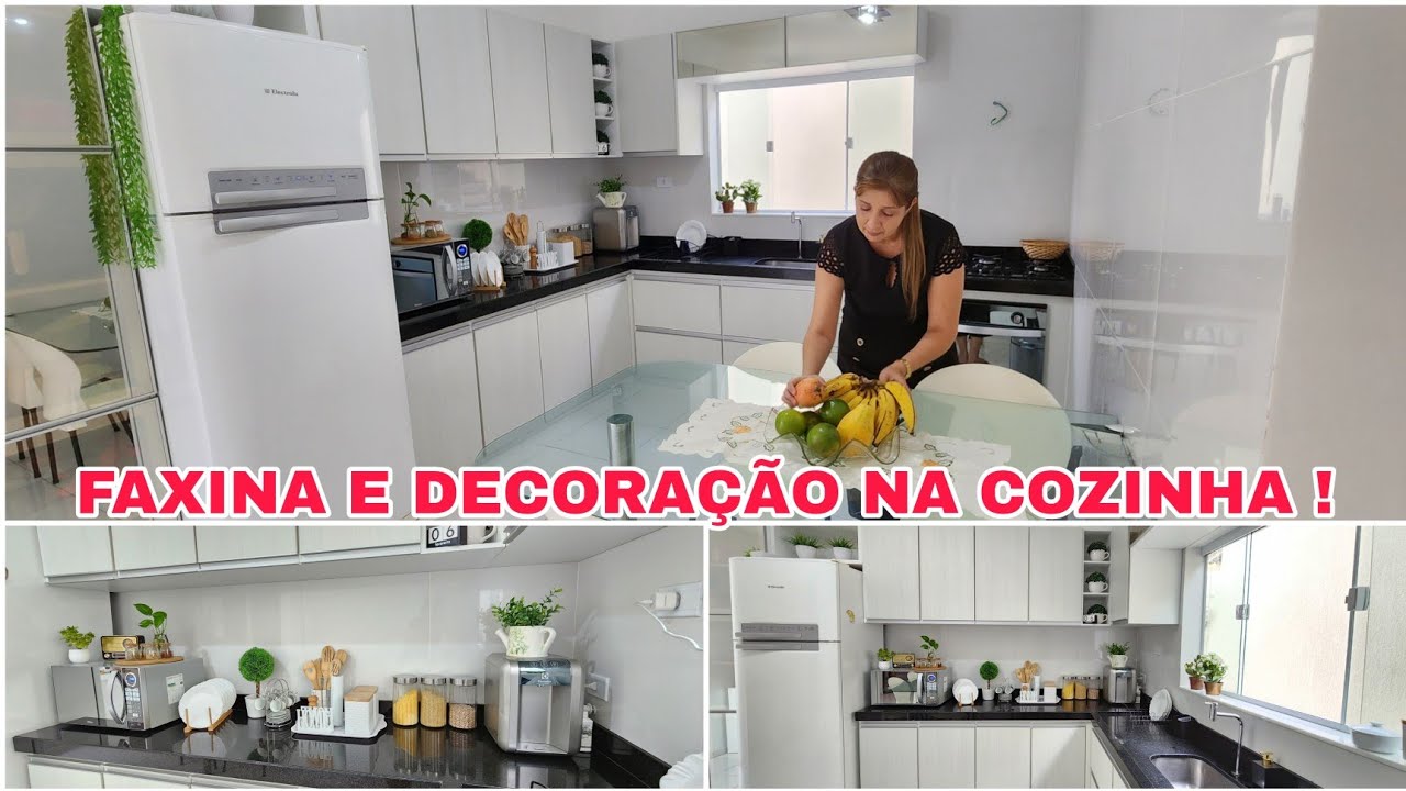 FAXINA E DECORAÇÃO NA COZINHA.
