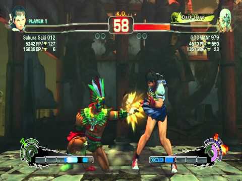 SSFIVAE: Sakura (Sakura Saki 012) vs. El Fuerte (GODMAN1979) HD