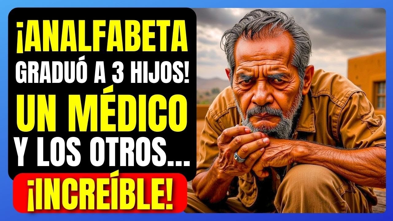 VENDEDOR De PALETAS ANALFABETA Graduó 3 HIJOS en MEDICINA, La Historia Detrás Te EMOCIONARÁ…