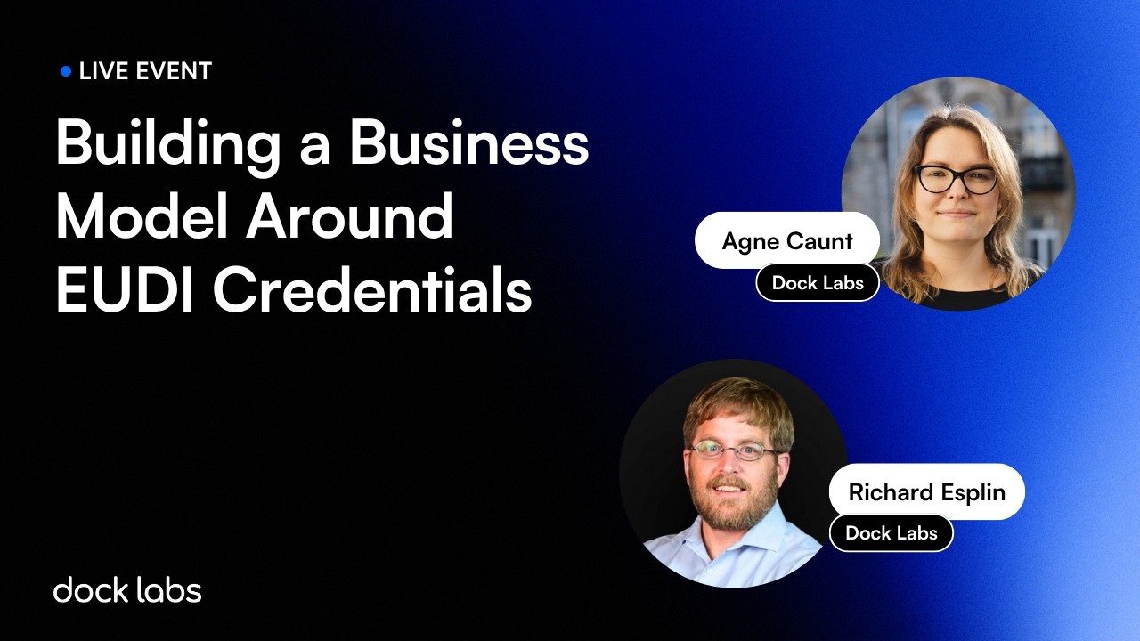 Building a Business Model Around EUDI Credentials [Live]