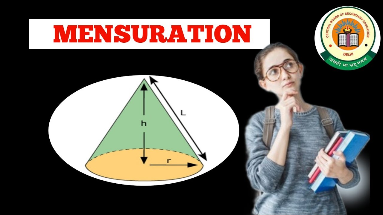 Mensuration in one shot | Cone,surface area,volume | class 8,9,10 #shorts#cbse #icse#maths #cskverma