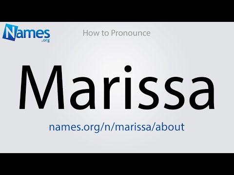 How to Pronounce Marissa