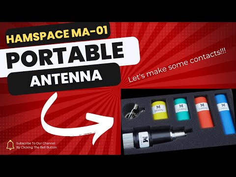 HamSpace MA-01 Portable Antenna vertical on a budget? #hamradio #amateurradio