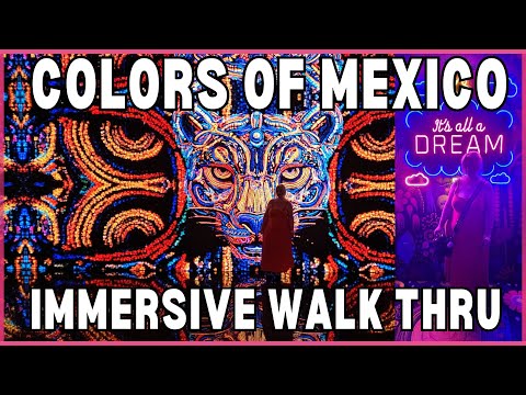 Colors of Mexico | Las Vegas Fantasy Lab Immersive Walk Thru | At Fashion Show Mall  #lasvegas