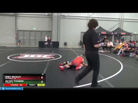 97 Lbs Round 5 (8 Team) - Emily Beckley, Oklahoma Vs Rilynn Younker, Illinois 11ac