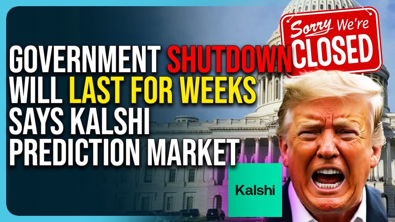 Government Shutdown Will Last For Weeks Says Kalshi Prediction Market, Dems Are Hurting Americans