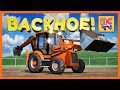Learn About A Backhoe Construction Vehicles For Children