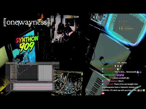 onewayness LIVE in studio 9/12/2025 for Golden Shrimp Guild SYNTHON 909
