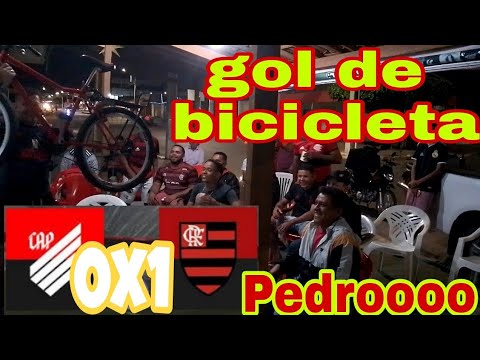 #react Atlético PR 0x1#flamengo / golaço de bicicleta de Pedro. Copa do Brasil.