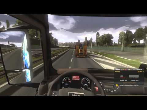 ETS 2 Multiplayer - Delta convoy from Linz to Nürnberg timelapse (HD)