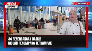 Abu Vulkanik Ganggu Penerbangan, 34 Pesawat dari Pekanbaru Dibatalkan