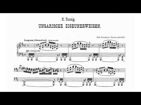Carl Tausig - Ungarische Zigeunerweisen (audio + sheet music)
