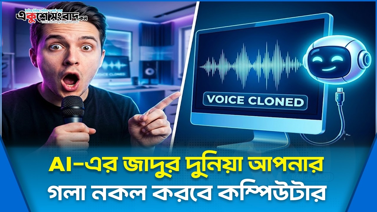 AI-এর জাদুর দুনিয়া আপনার গলা নকল করবে কম্পিউটার