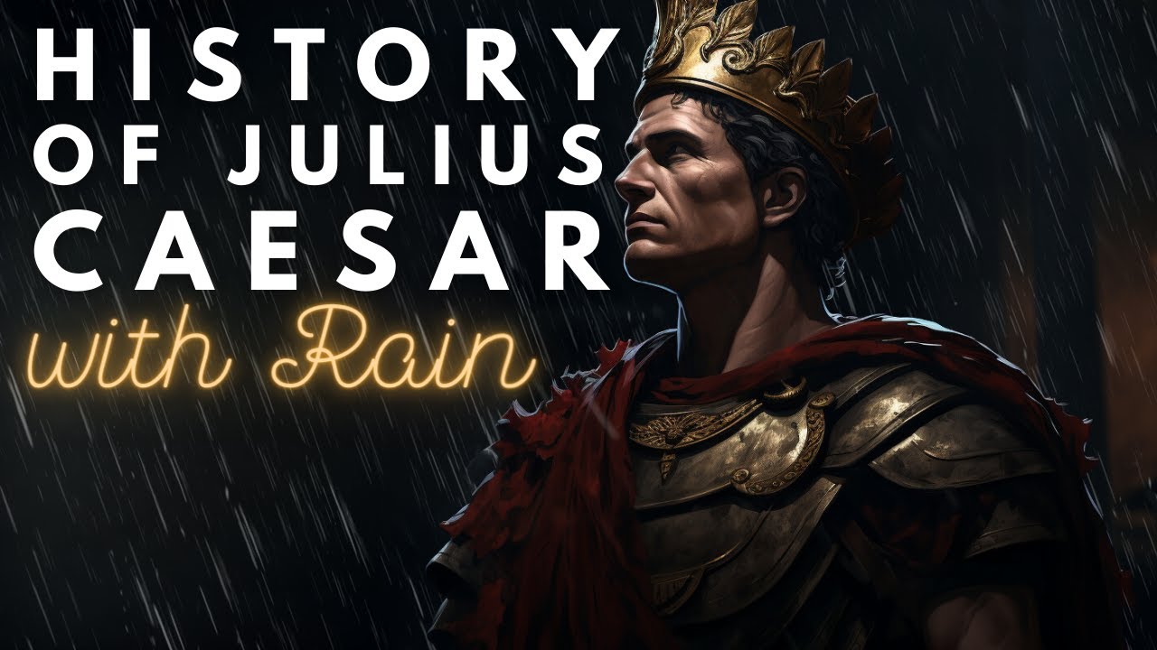 RAINY History of Julius Caesar | Historical Sleepy Story | Storytelling and Rain