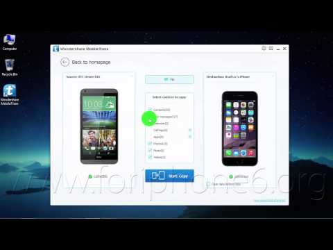 How to Transfer Contacts from HTC Desire 816 to iPhone 6 Plus using Mac/PC ?