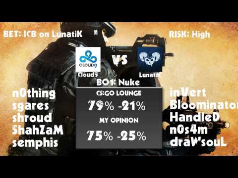 Cloud9 vs LunatiK CEVO Prediction 19/02/2015