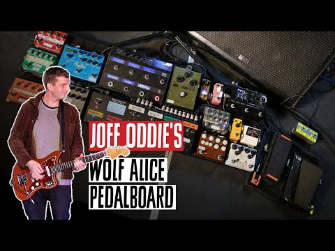 Joff Oddie's Wolf Alice Pedalboard