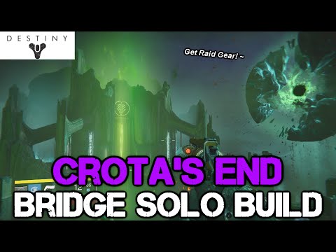 Crota's End: Phase 2 Build the Bridge SOLO! | Destiny PS4 Raid | (1080p)[HD]