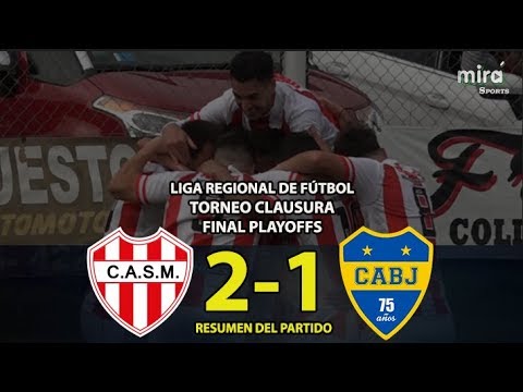 SAN MARTÍN (CARHUÉ) vs BOCA - Resumen Extendido (2-1) | Final PLAYOFFS Liga Regional de Fútbol