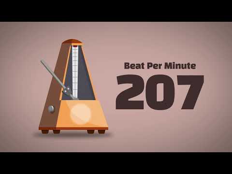 207 BPM Metronome [1Hour]