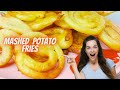 EASY Mashed Potato Fries Recipe - BEST Home Fried Potatoes Recipe EVER | Yummy Color