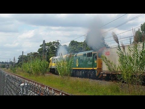 QUBE's 8030 & 8037 LEADS THERE TRAIN T262 through minto