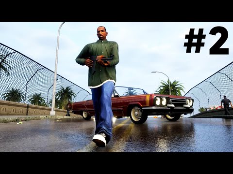 GTA San Andreas Definitive Edition Gameplay Walkthrough Part 2 - LOWRIDER (PS5)