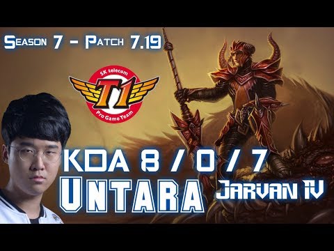 SKT T1 Untara JARVAN IV vs CHO'GATH Top - Patch 7.19 KR Ranked