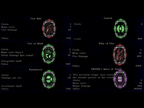 Gothic: best spell in each circle