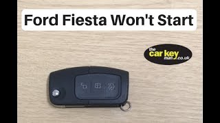 Ford Fiesta Won't Start - FIX