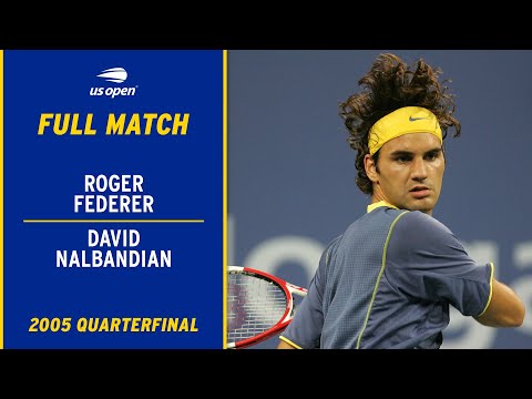 Roger Federer vs. David Nalbandian Full Match | 2005 US Open Quarterfinal