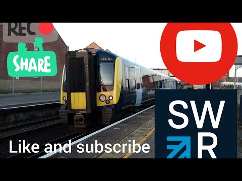 444017 Arriving and departing Christchurch for Bournemouth from Southampton Central