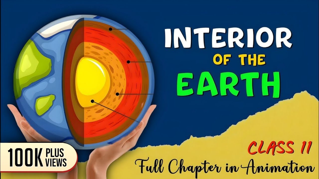 Interior of the earth Class 11 Geography Chapter 3  | on shot | in Animation