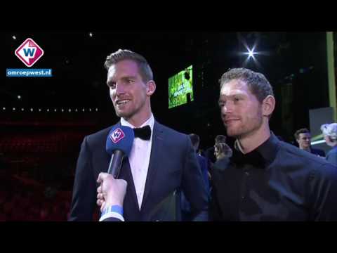 Reactie Brouwer en Meeuwsen na winnen titel Haags Sportploeg van het Jaar 2016