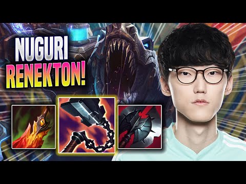 NUGURI DOMINATING WITH RENEKTON! - DK Nuguri Plays Renekton TOP vs Teemo! | Season 2022