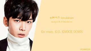 SF9 (에스에프나인) - K.O (color coded Han/Rom/Eng) lyrics