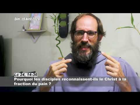 Questions sur l'Évangile du dimanche 19 Avril 2026