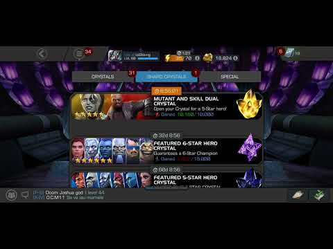 Mutant skill crystal opening 5 star