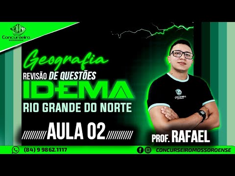 Geografia do Rio Grande do Norte | Concurso IDEMA | Prof. Rafael Silva