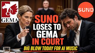 SUNO LOSES in Court to GEMA (Big Blow to AI Music)