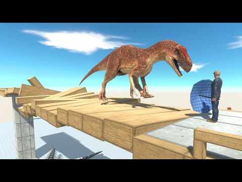 Who can Overcome Balance Bridge - Animal Revolt Battle Simulator