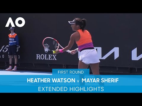 Heather Watson v Mayar Sherif Extended Highlights (1R) | Australian Open 2022
