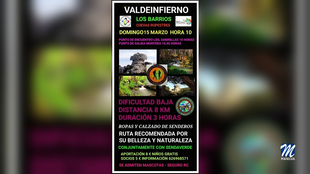 Ruta de Senderismo – Valdeinfierno – Cuevas Rupestres