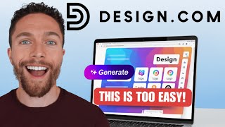 This NEW AI Tool Creates ALL Your Professional Designs FAST (Design.com)
