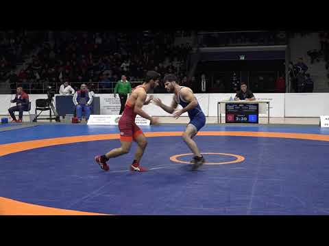 GR 55 kg: 1/2 final - Ziyad Zeynalov - İbrahim Nurullayev