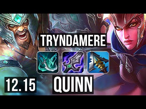 TRYNDAMERE vs QUINN (TOP) | 2.8M mastery, 2000+ games, 8/4/14 | EUW Master | 12.15