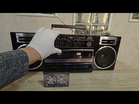 Fisher PH-W702K Rare Vintage Cassete Deck Boombox Japan Warranty Never Used 1988 image 22