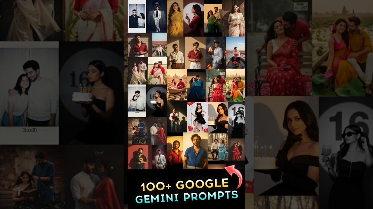 100+ Google Gemini Ai Photo Editing Prompts | 100% Real Face Gemini Cinematic Ai Photo Editing